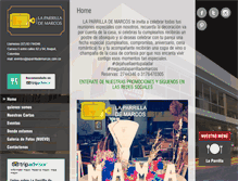 Tablet Screenshot of laparrillademarcos.com.co